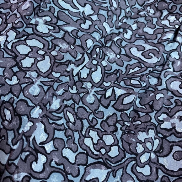 Tory Burch Printed Silk Harriet Sheath Dress SZ 4 In Blue Congo PRISTINE. - Picture 9 of 9